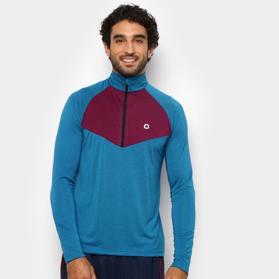 Blusão Área Sports True Masculino - Azul+Roxo