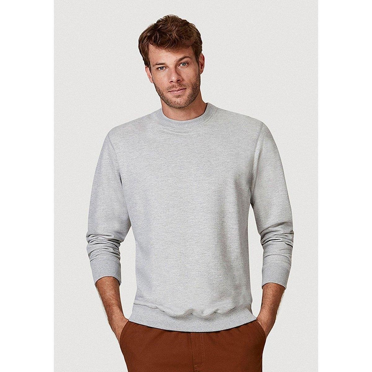 Blusão Básico Em Moletom Com Modelagem Comfort Hering Masculino é boa?