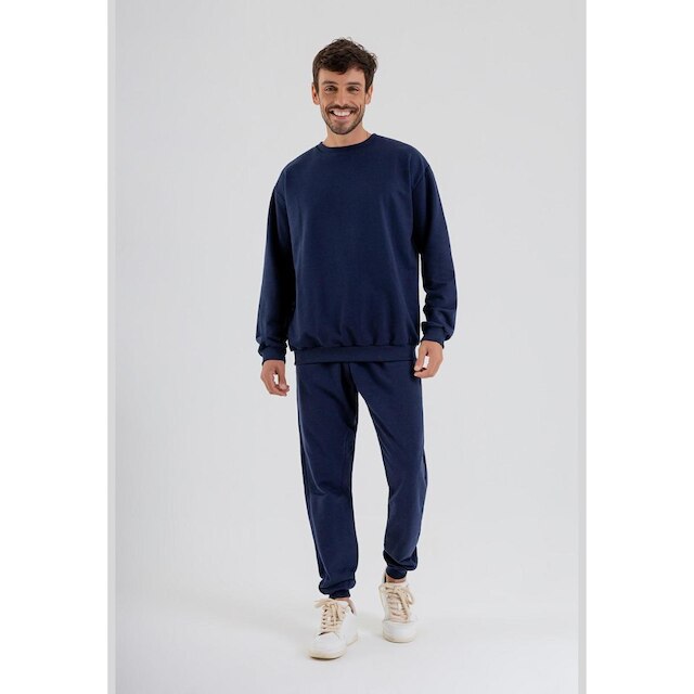 Blusão Básico Masculino em Moletom Just Basic