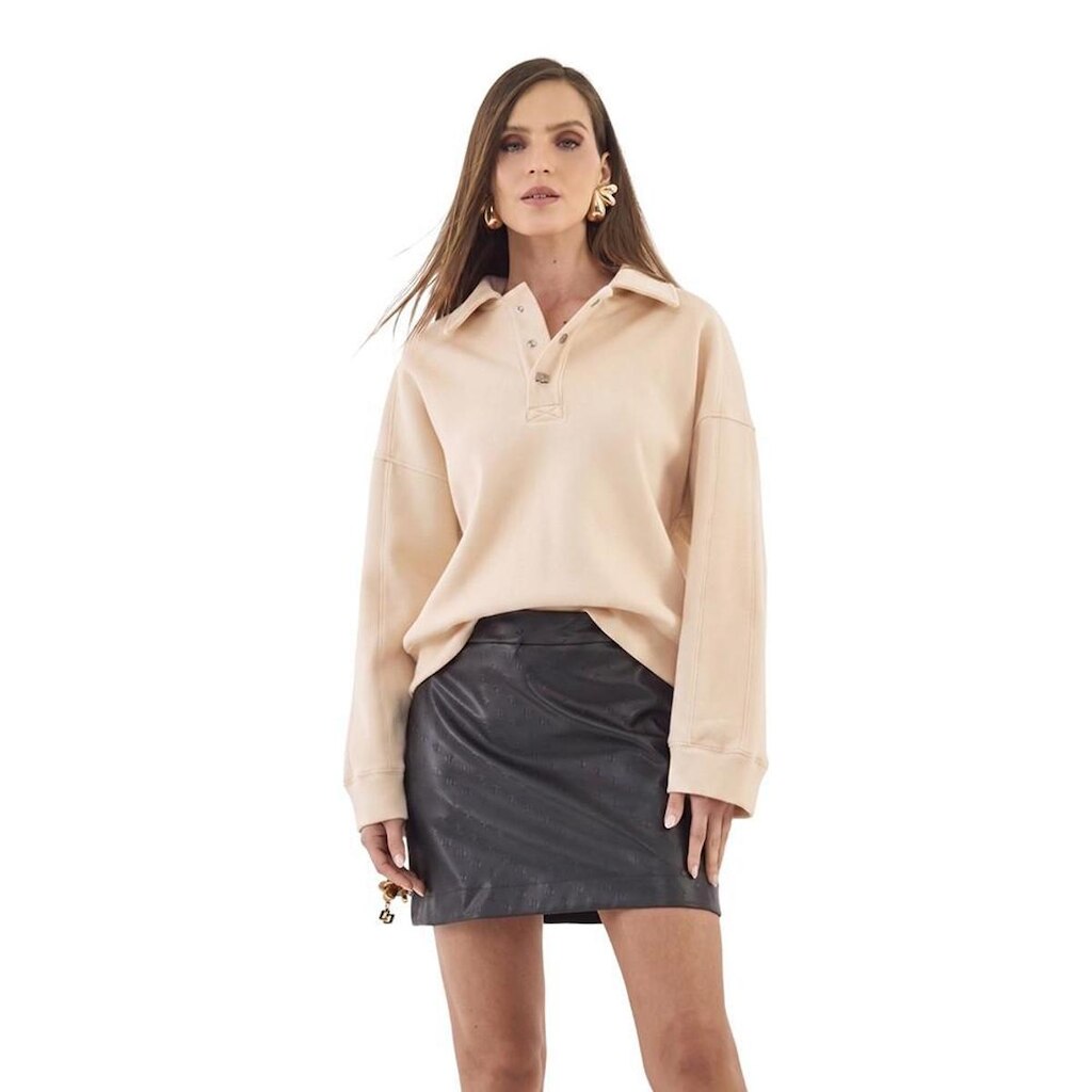Blusão Colcci Bege Taupe Feminino