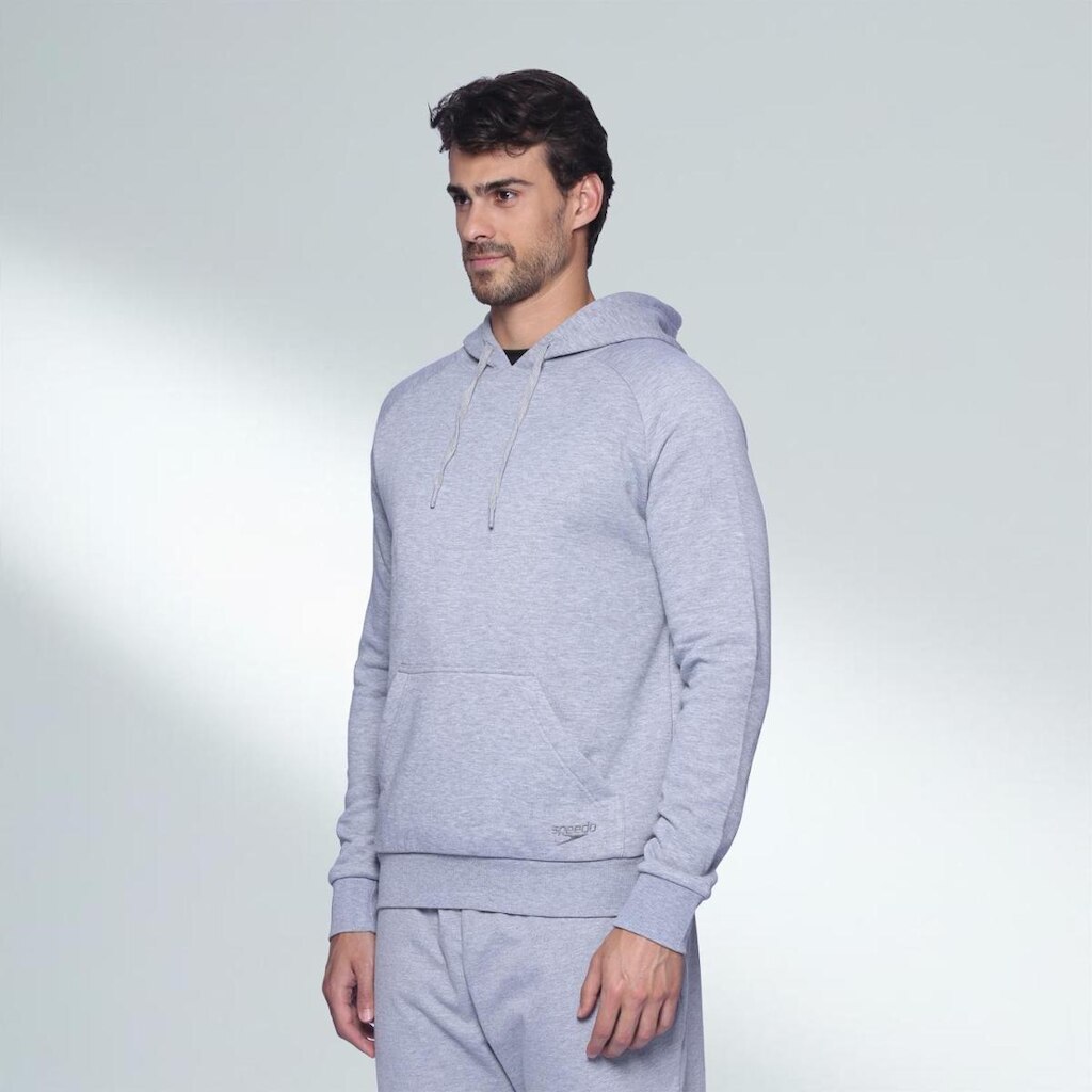 Blusão Com Capuz Masculino Slim Básico Speedo