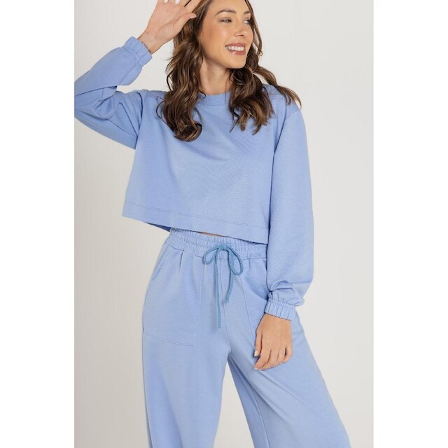 Blusão Cropped Feminino Just Basic