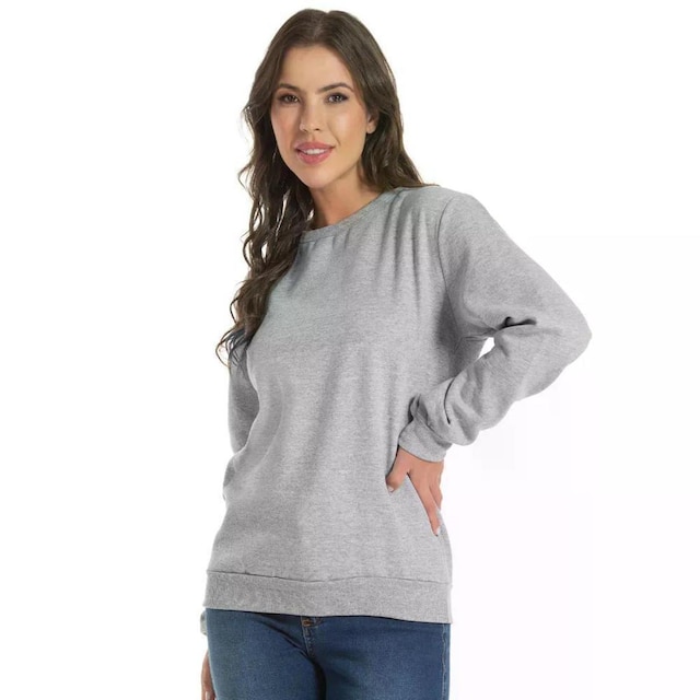 Blusão De Moletom Feminino