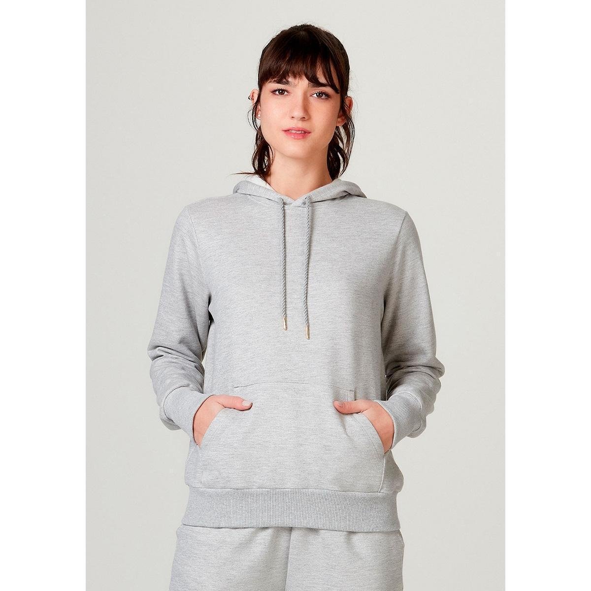 Blusão Em Moletom Hering De Algodão Com Elastano Peluciado Feminino - Cinza é ruim? Blusão Em Moletom Hering De Algodão Com Elastano Peluciado Feminino - Cinza é boa?