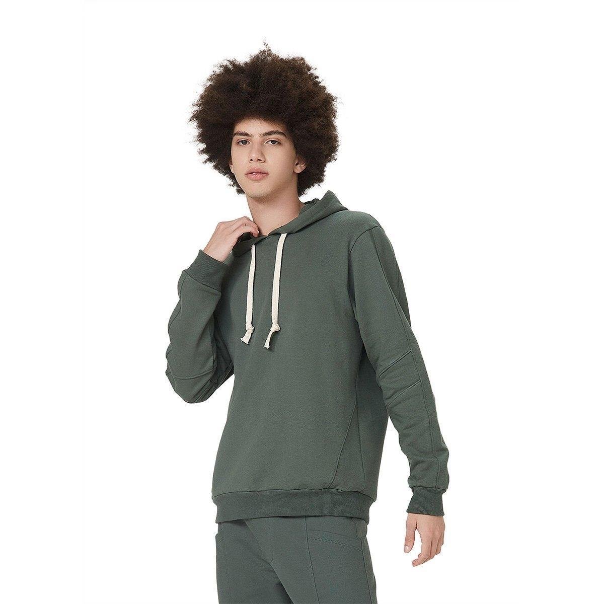 olive green moletom com capuz mens