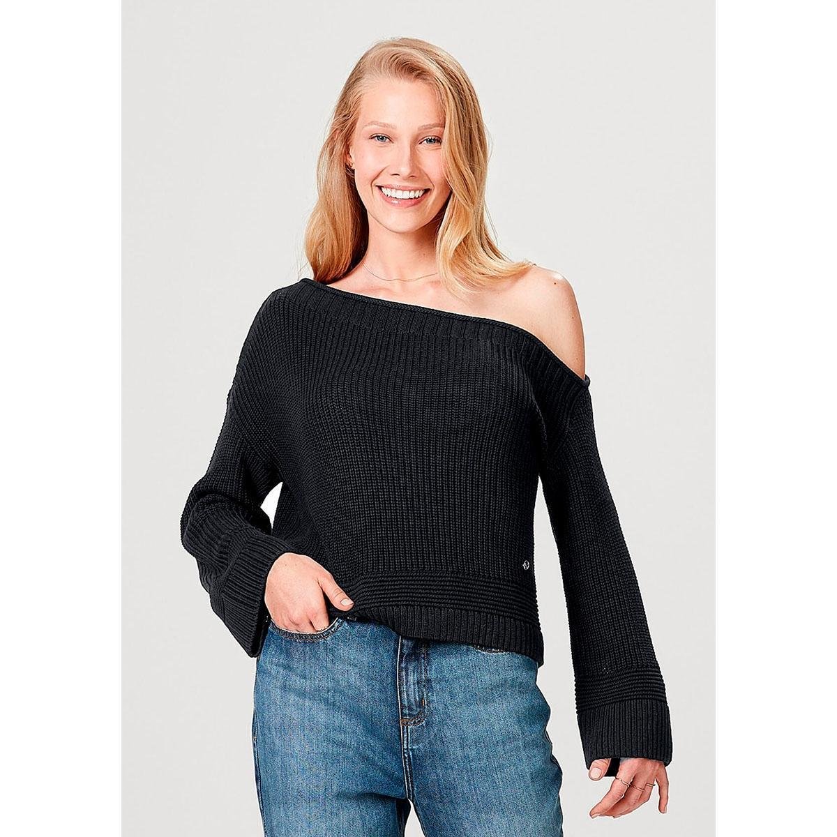 Blusão Em Tricô De Algodão E Modelagem Box Hering Feminino - Preto é ruim? Blusão Em Tricô De Algodão E Modelagem Box Hering Feminino - Preto é boa?