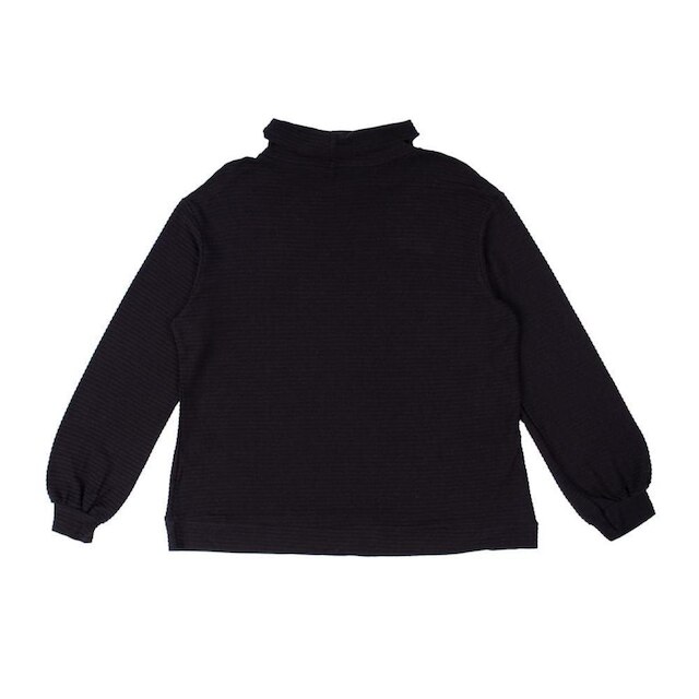 Blusão Feminino Habana Plus Size Canelado Preto