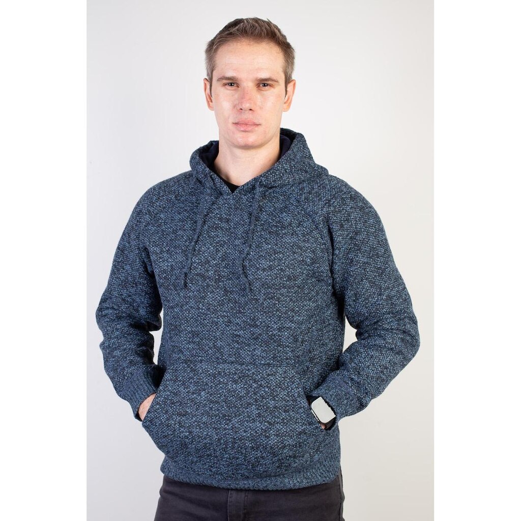 Blusão grosso térmico masculino com capuz 90150