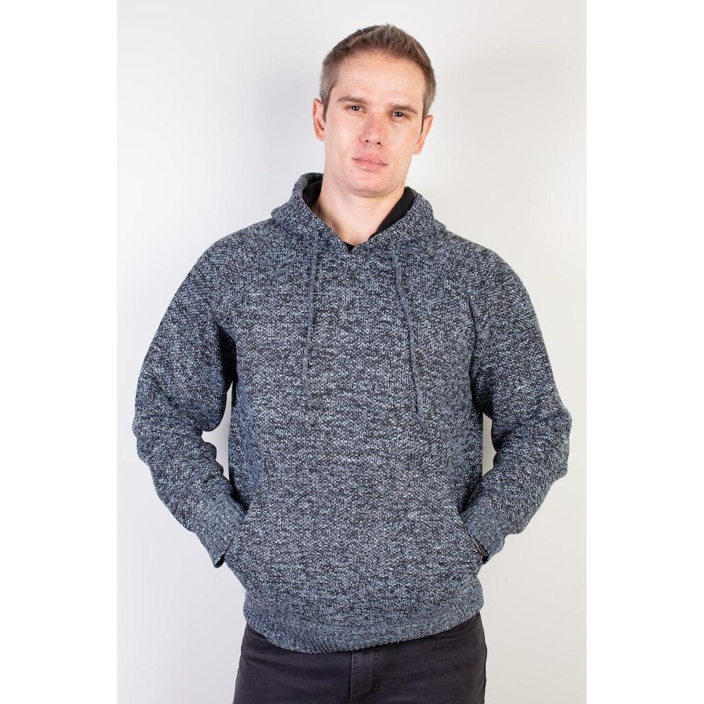 Blusão grosso térmico masculino com capuz 90150