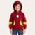 Blusão Infantil Flanelado Menino C/ Capuz Avengers Malwee Kids - Vermelho