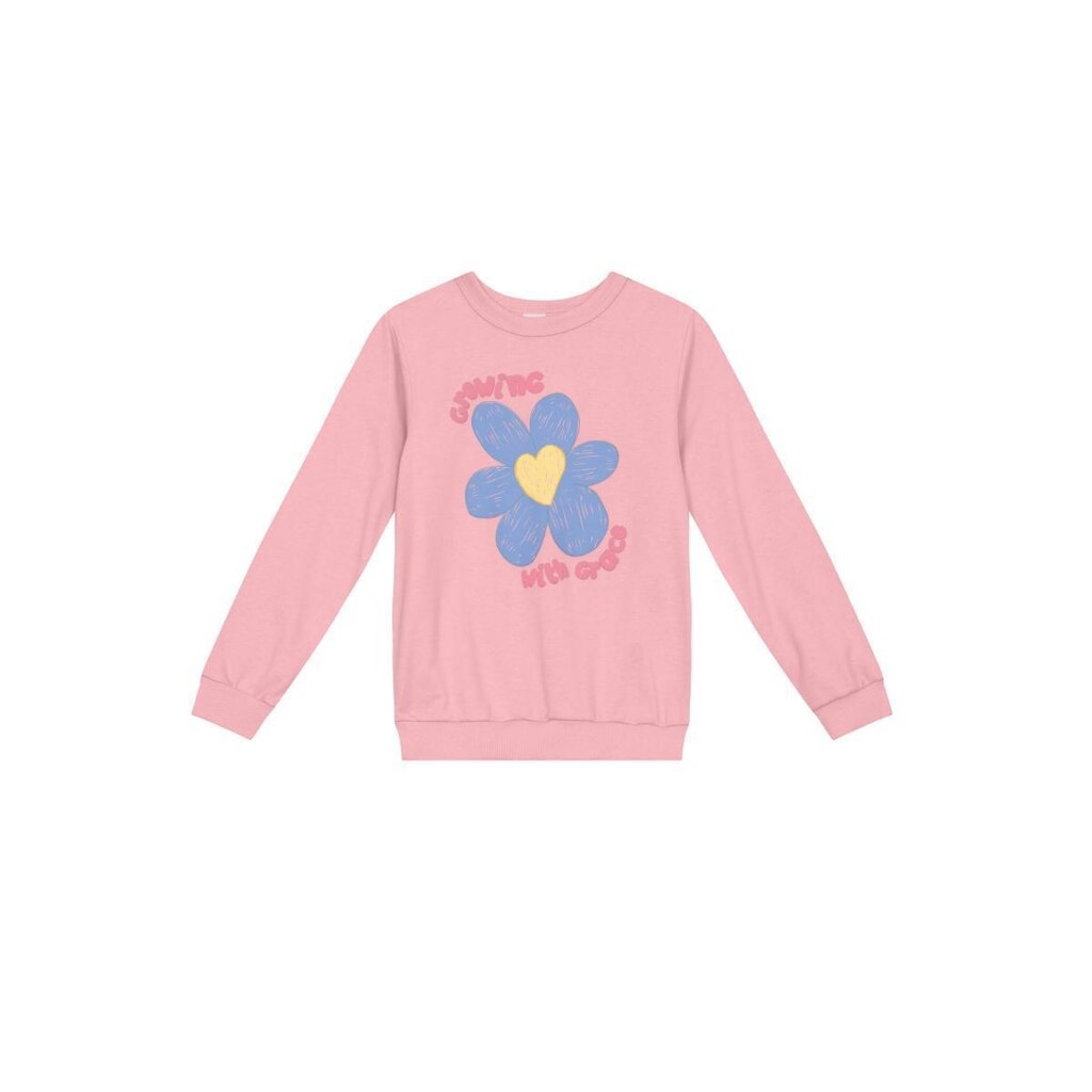 Blusão infantil menina de moletom Brandili
