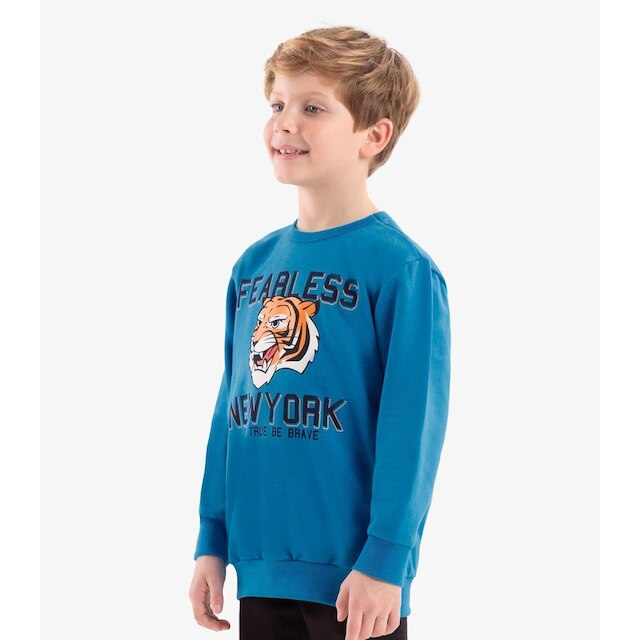 Blusão Infantil Rovitex Kids Em Moletom Masculina