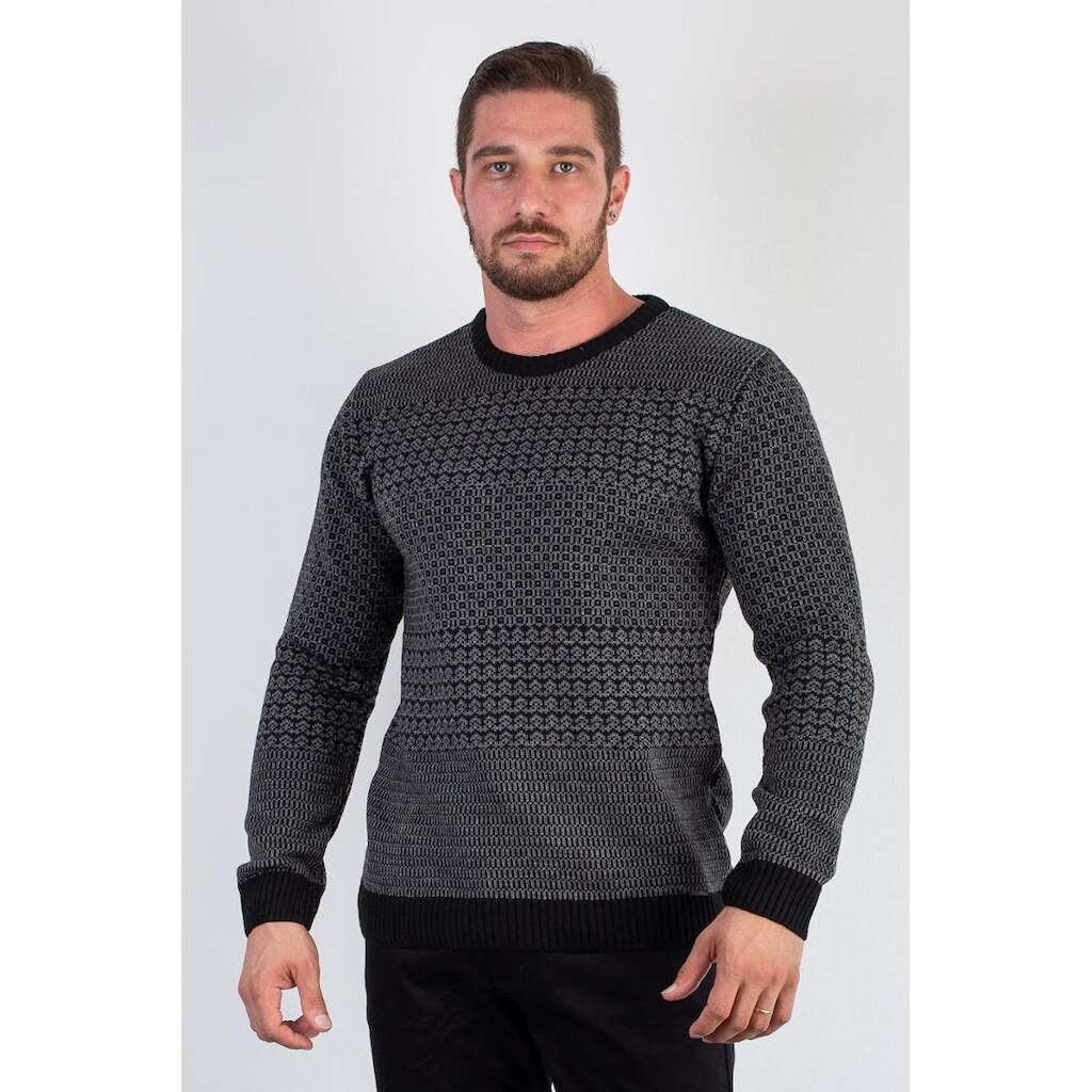 Blusão masculino de malha masculino 50006 - P - Preto