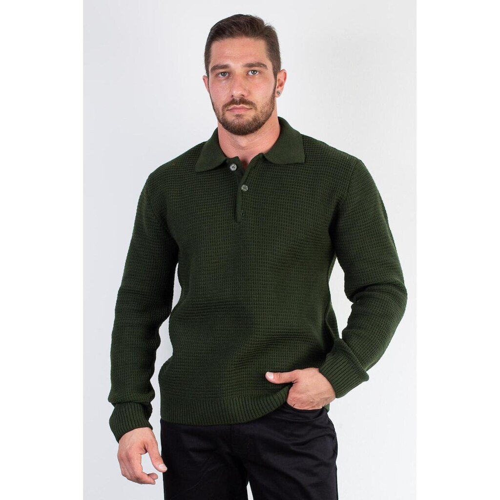 Blusão masculino de malha masculino 50007 - GG - Verde
