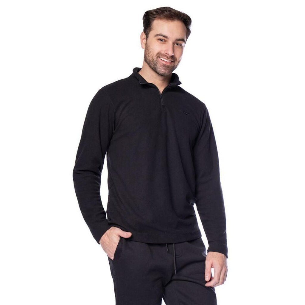 Blusão Masculino Penalty Fleece Streetwear Treino Preto
