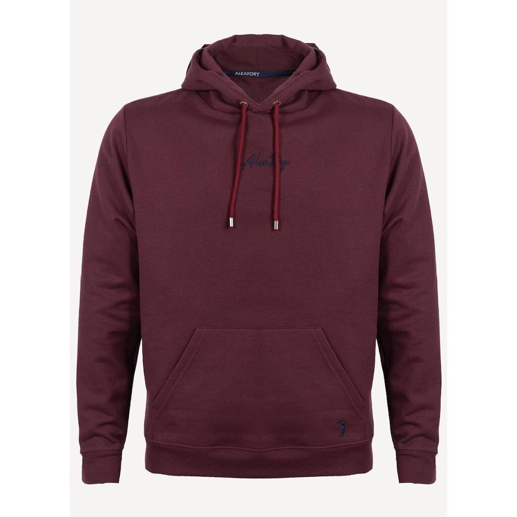 Blusão Moletom Aleatory Canguru Comfy Vinho