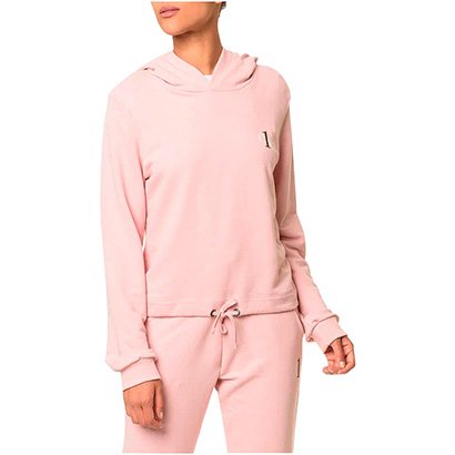 Blusão Moletom Calvin Klein Com Capuz Feminino Zattini