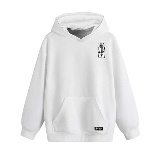 Blusão Moletom Canguru Cacto Infantil Personalizado com Capuz e