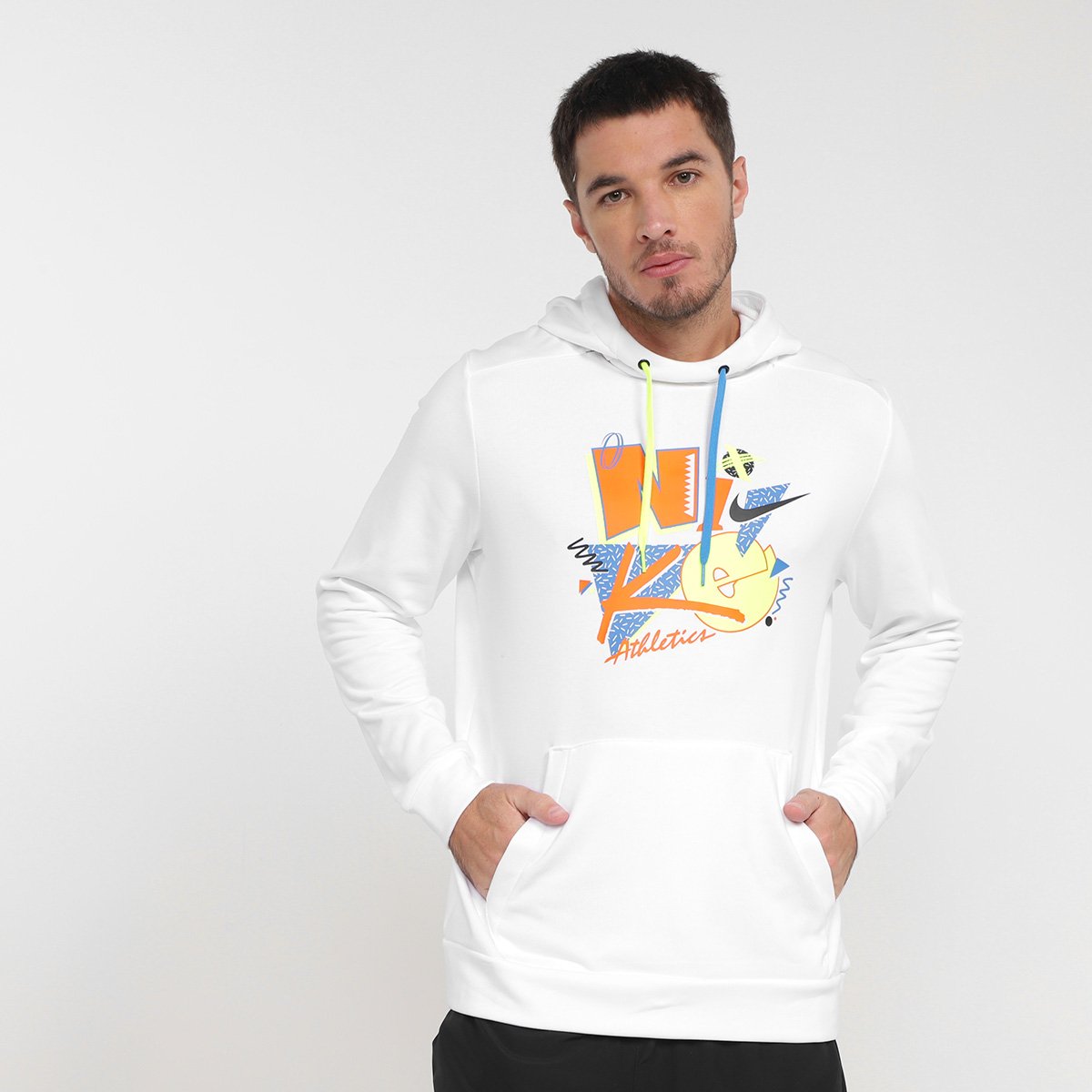 Blusão Nike Dri-Fit DH Story Masculino - Branco é ruim? Blusão Nike Dri-Fit DH Story Masculino - Branco é boa?