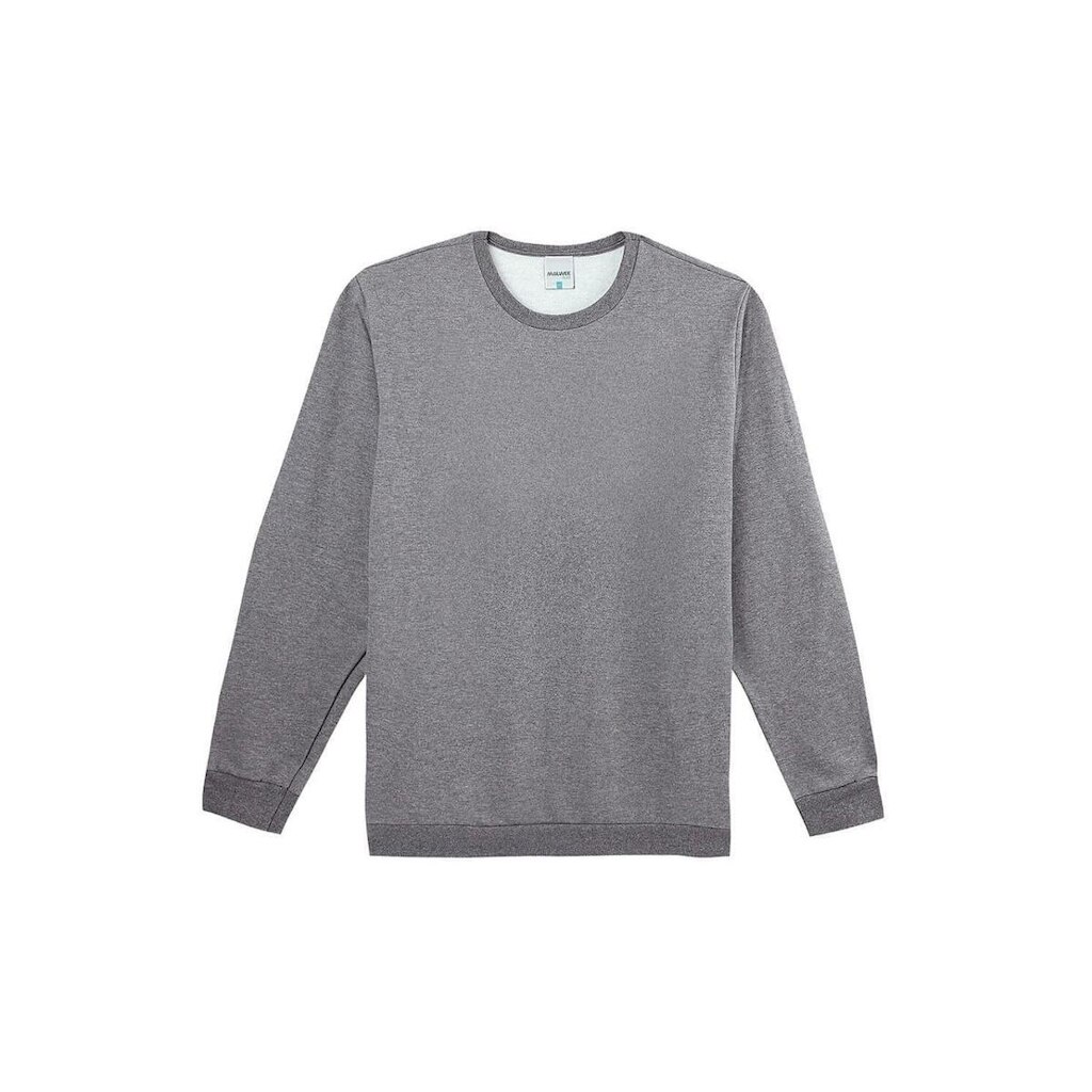 Blusão Plus Size Moletom Masculino Liso Malwee - CINZA - G3