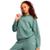 Blusão Puma Moletom Ess Elevated Comfort Rib Feminino - Verde