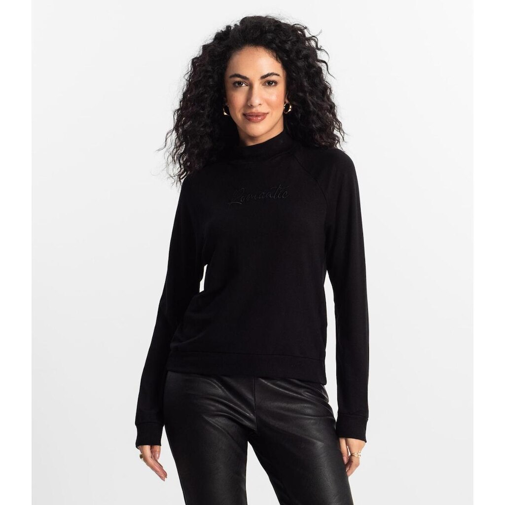 Blusão Raglan Feminino Rovitex Preto