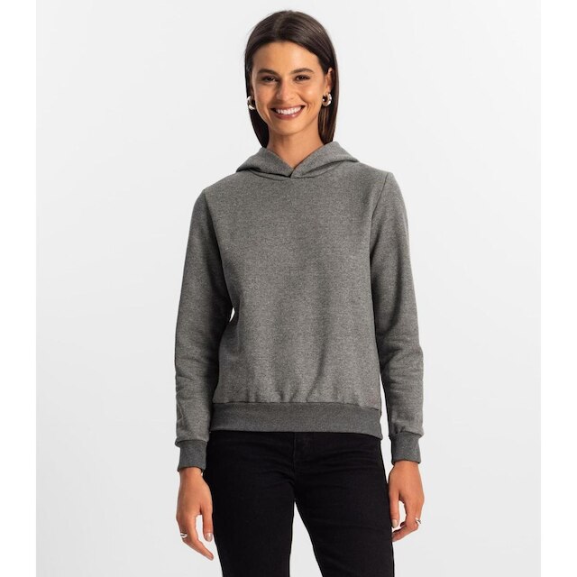 Blusão Rovitex Básicos com Capuz Feminino