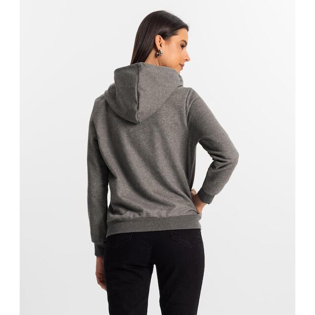 Blusão Rovitex Básicos com Capuz Feminino
