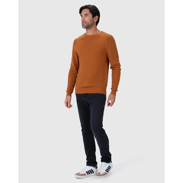 BLUSÃO SLIM MASC TEXTURA NO OMBRO EM TRICÔ MALWEE