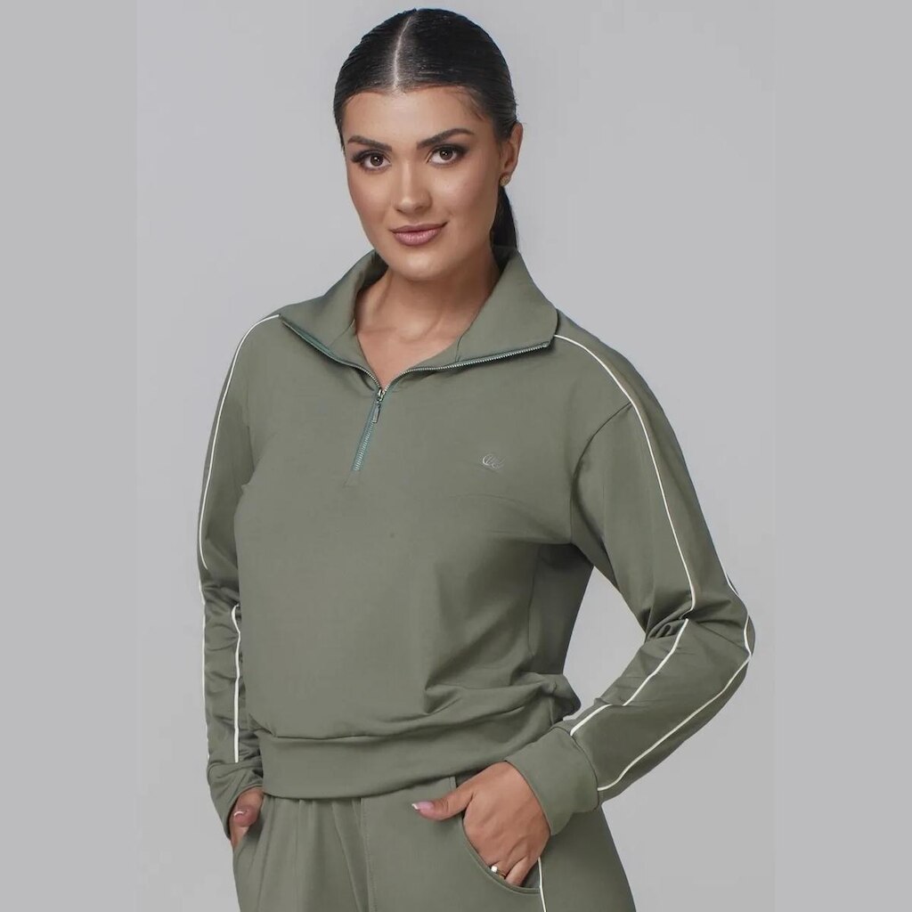 BLUSAO ZERO ACUCAR THERMAL ARMY GREEN M