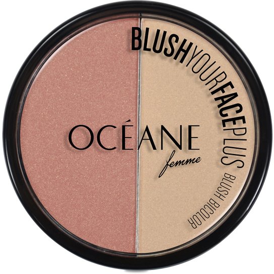 Blush Bicolor Océane Femme Blush Your Face Peach White Pink 9,3g - Incolor