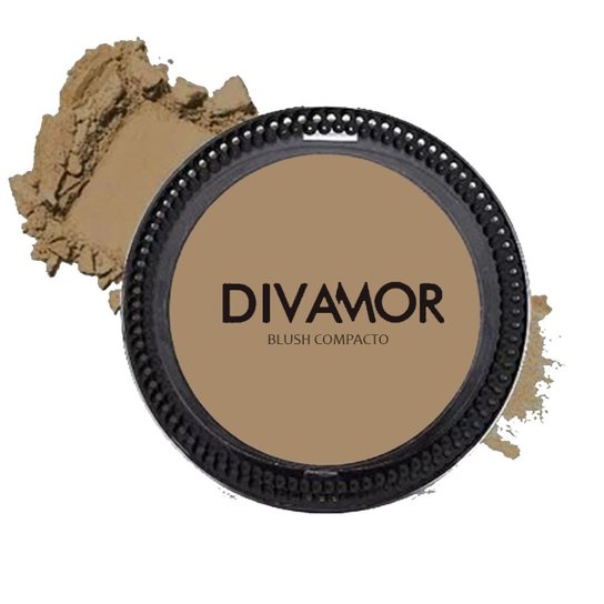 Blush Compacto Divamor 7G - Bronze - Incolor