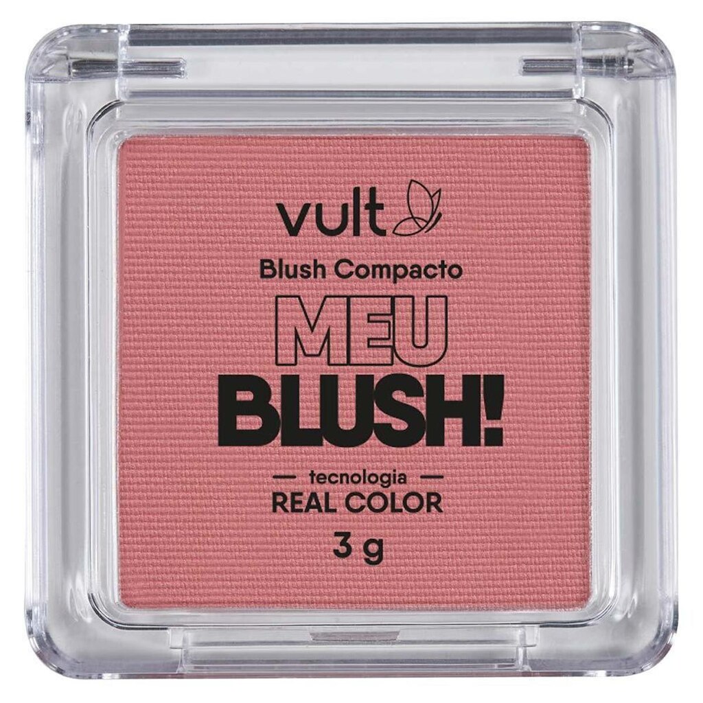 Blush Compacto Vult Meu Blush Rosa Perolado