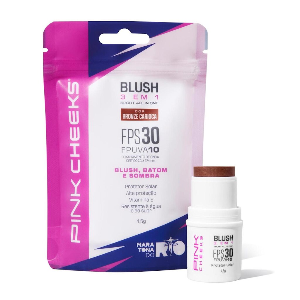 Blush Pink Cheeks All in One MDR FPS30 FPUVA10 4,5g Bronze Carioca