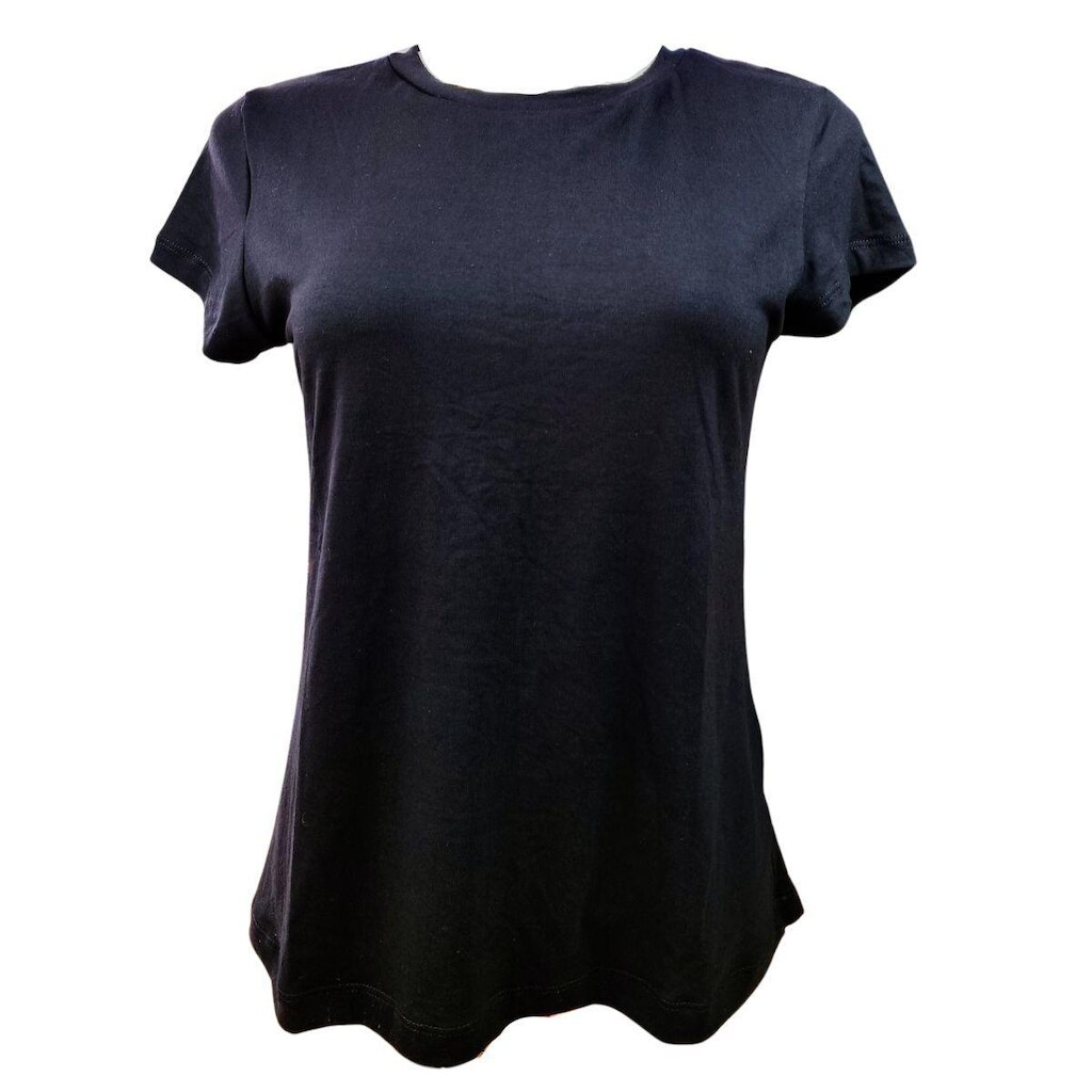 Blusinha Basica Feminina Viscolycra Premium Lunelli Gola U Manga Curta Marcia Piovan