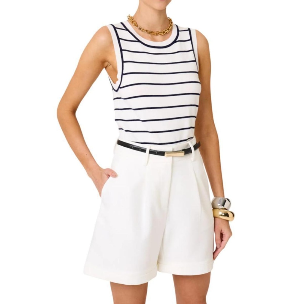 Blusinha Feminina Dudalina Tricot Talita Branca Off - 120416