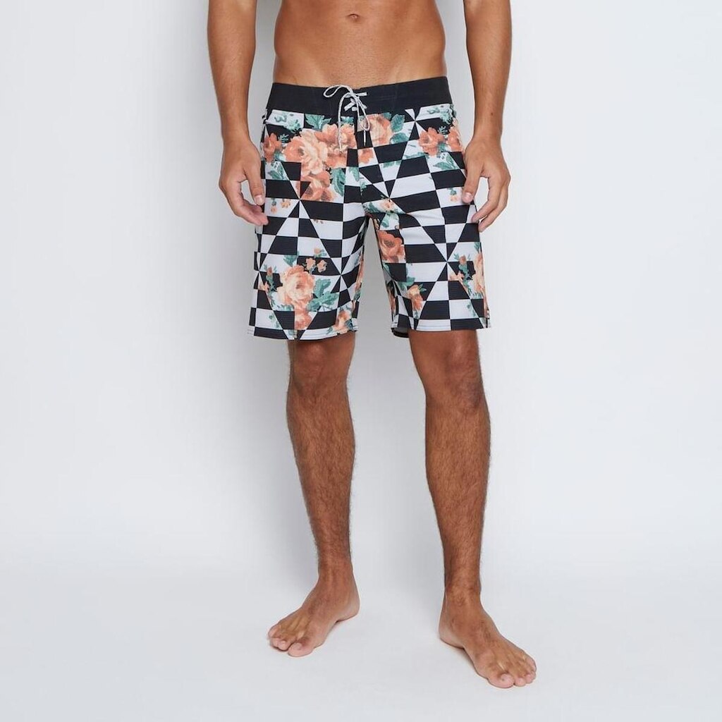 Boardshort Billabong Sundays Airlite Black White-BLACK WHITE-38