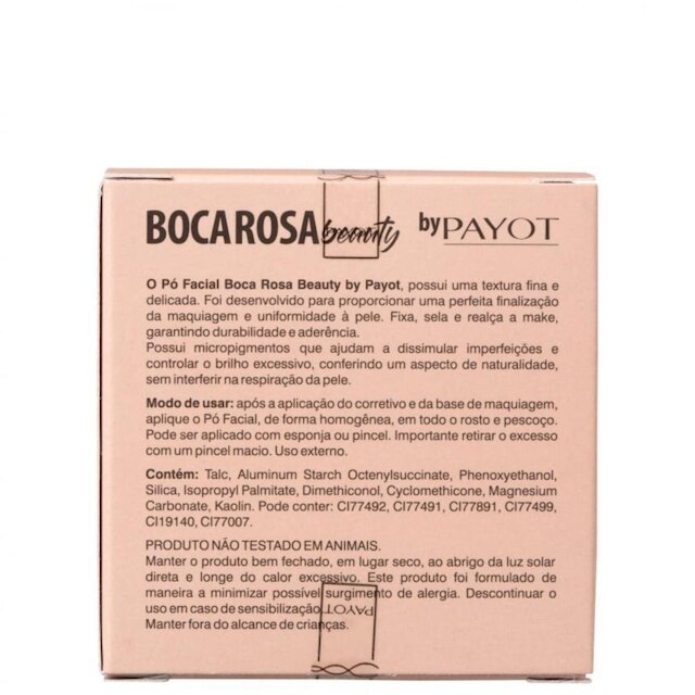 Boca Rosa Beauty By Payot 3 Mármore Pó Solto 20G