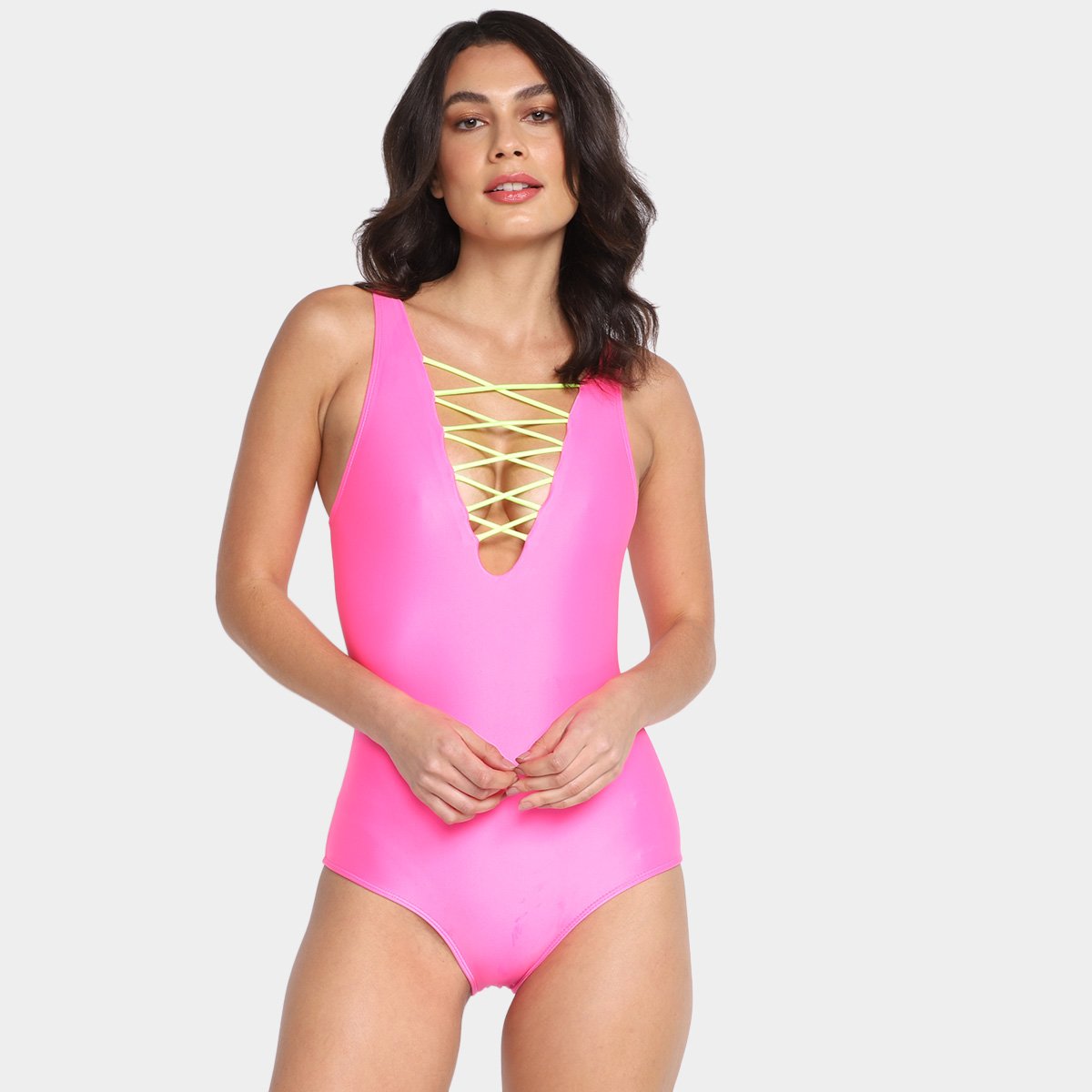 Body Água Doce Regata - Pink Menor preço em Body Água Doce Regata - Pink