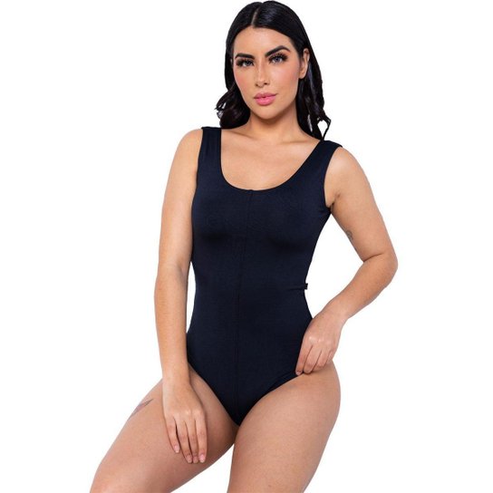 Body Básico Feminino Decote Nas Costas Confortável Em Suplex Super Ajustável.