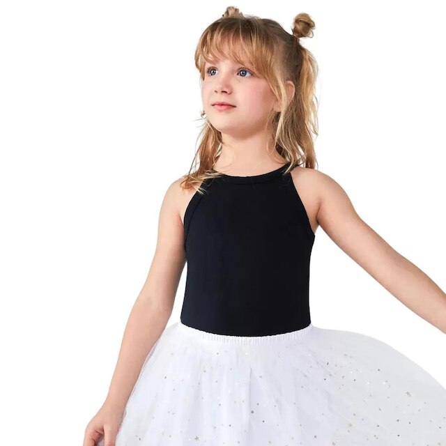 Body Básico Infantil Hering Preto