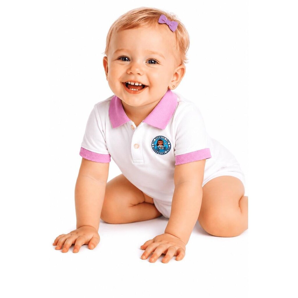 Body Bebê Menina Animadoras Subaquáticas Alphabeto