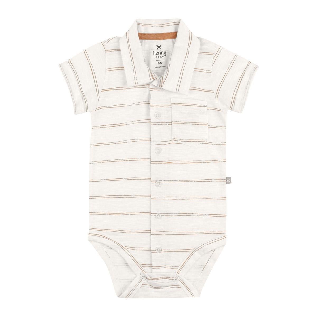 Body Bebê Menino Estampado Com Gola Polo Hering Kids - 58EA1EEN14 - Off White Menor preço em Body Bebê Menino Estampado Com Gola Polo Hering Kids - 58EA1EEN14 - Off White