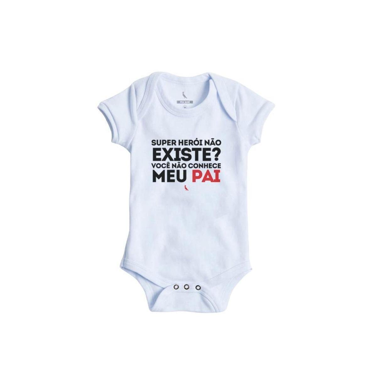 BODY BEBE SUPER PAI Menor preço em BODY BEBE SUPER PAI