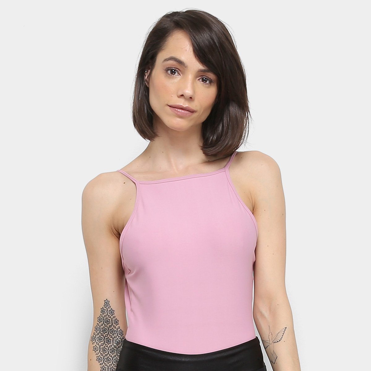 Body Colcci Fitness Costas Abertas - Rosa Menor preço em Body Colcci Fitness Costas Abertas - Rosa