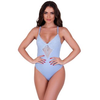 Body com Detahe de Renda Bore Adulto Juliete Naka Modas Feminino