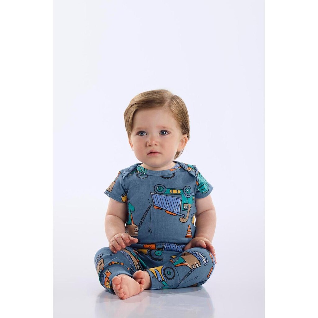 Body em Suedine para Bebê Menino Up Baby