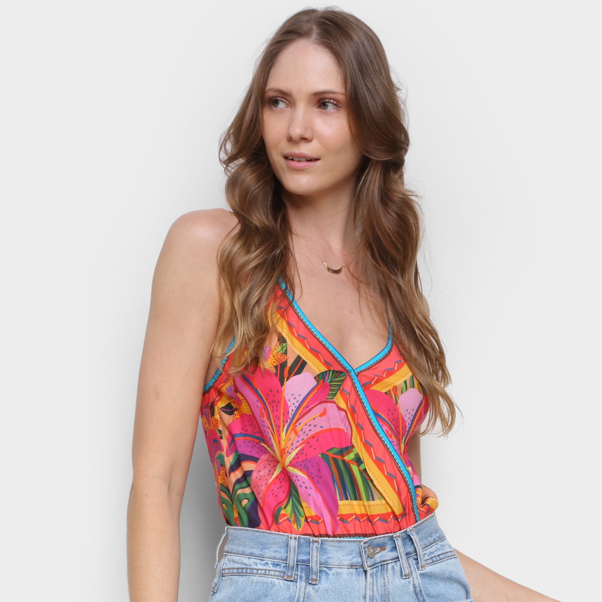 Menor preço em Body Farm Floresta Viva Costas Nua - Colorido