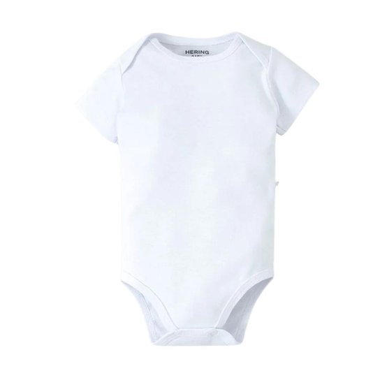 Body Hering Manga Curta Branco