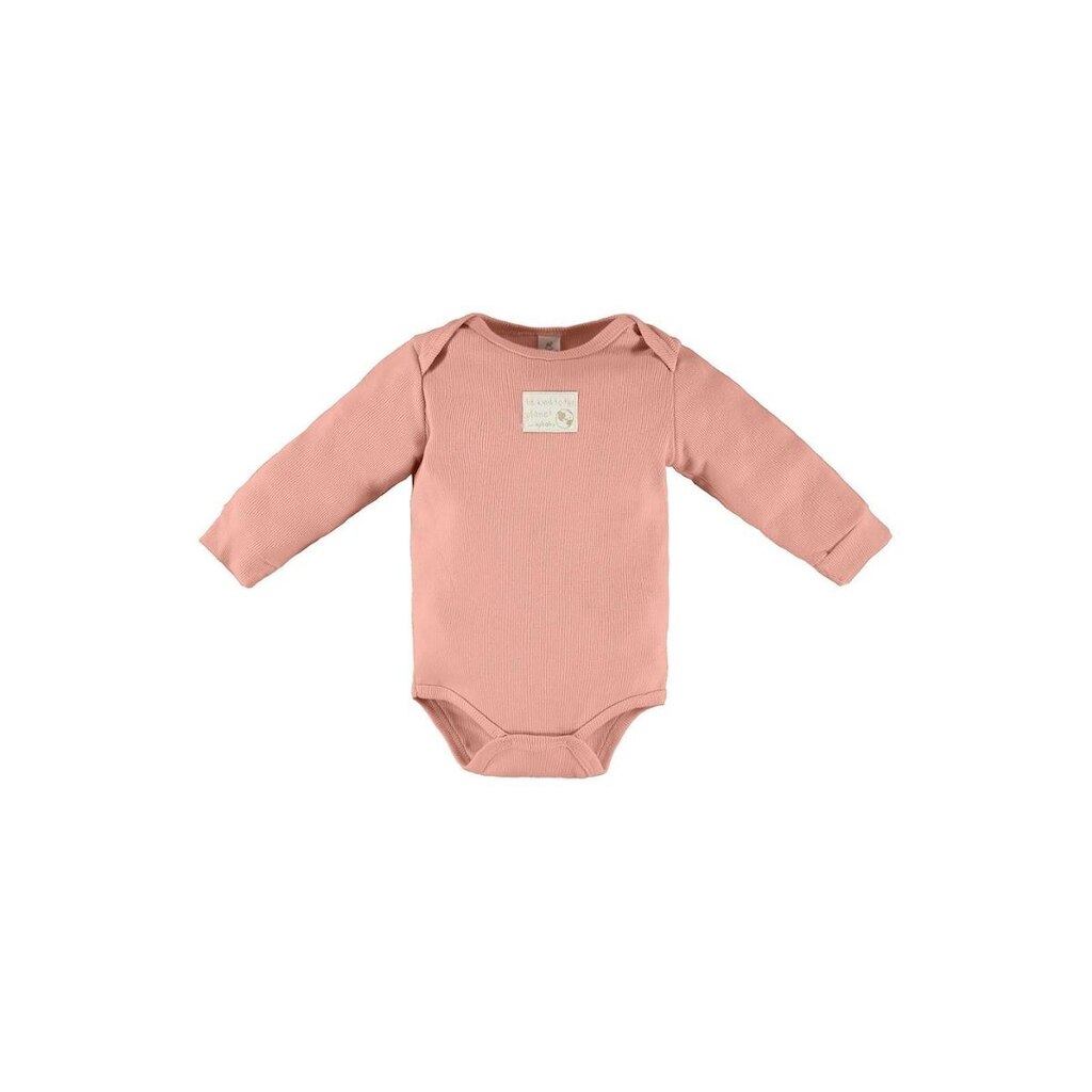 Body Manga Longa em Ribana para Bebê Unissex Nature Up Baby